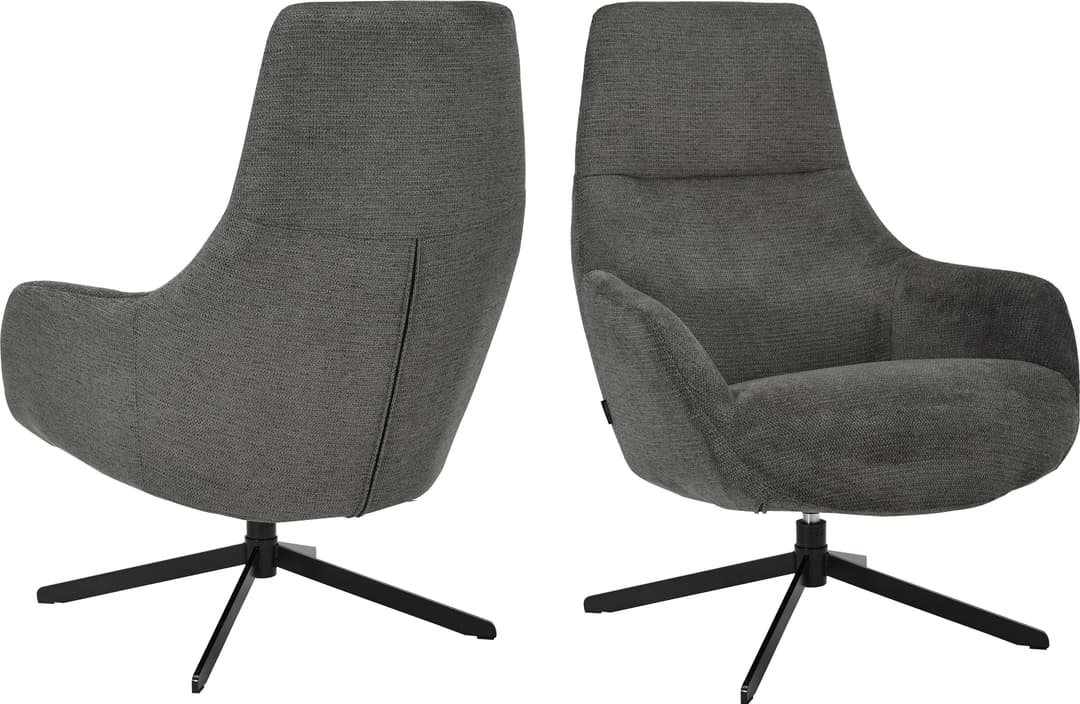 OTTO home Drehsessel CLARINDA | Grau