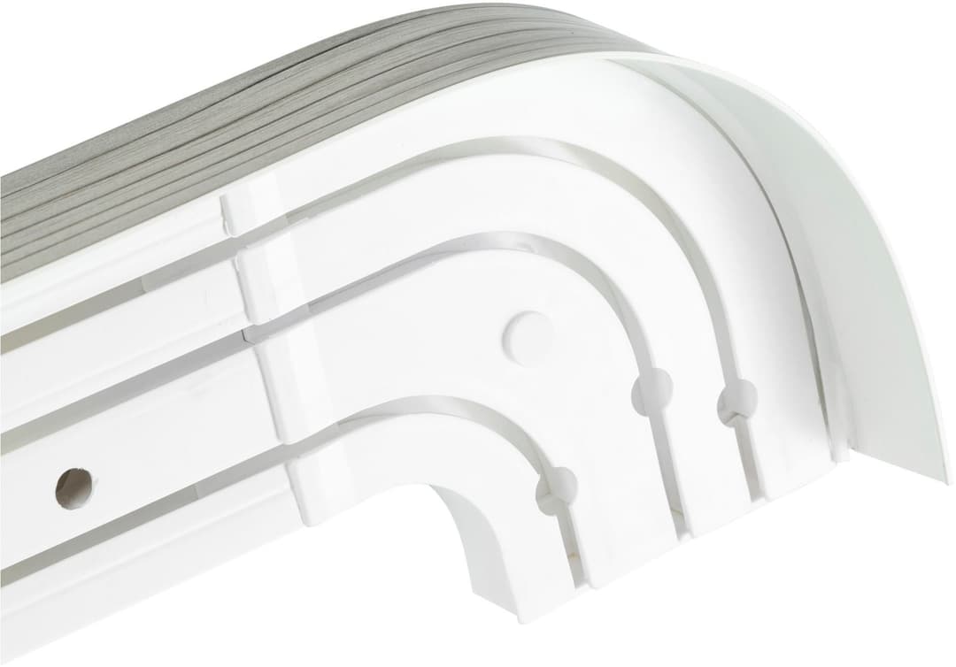 SN DECO GROUP Vorhangschiene SH3 | Weiß
