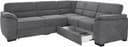 sit&more Ecksofa Montego L-Form | Grau 5