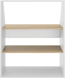 Gami Kleiderschrank UNDER Schrägschrank mit einer Tür | Weiß
