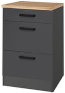 KOCHSTATION Unterschrank KS-Toronto | Grau