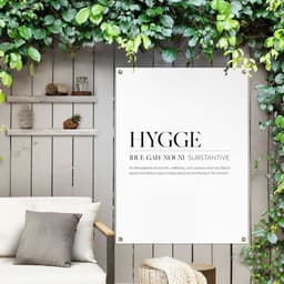 Reinders! Poster Hygge | Schwarz