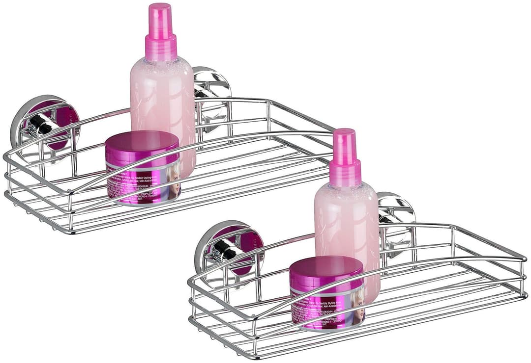 Wenko Duschablage Vacuum-Loc® | Silber