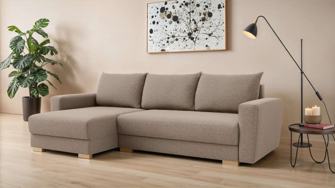 Home affaire Ecksofa MAGHERA | Beige