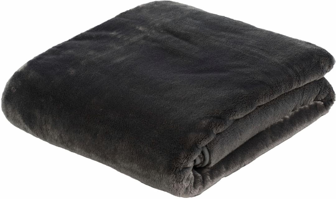 Wohndecke Premium Cashmere Feeling | Grau