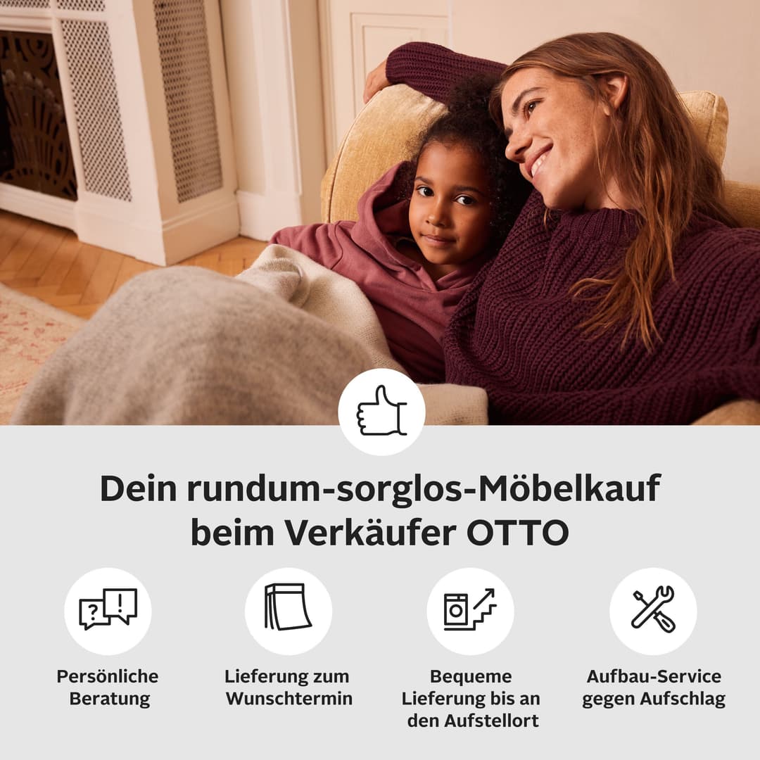 COLLECTION AB Boxspringbett Ninoni | Grau