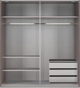 Wimex Schwebetürenschrank Ernie | Weiß
