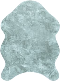Paco Home Fellteppich Pelt 640 | Türkis