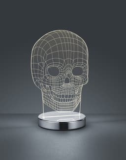 Reality Leuchten LED Tischleuchte Skull | Mehrfarbig