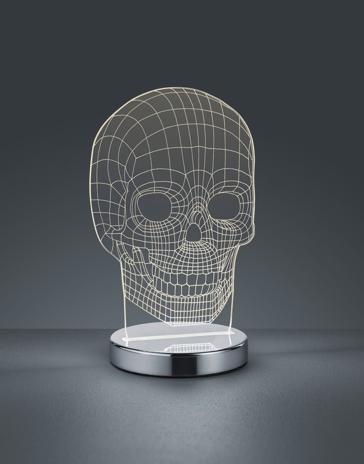 Reality Leuchten LED Tischleuchte Skull | Mehrfarbig