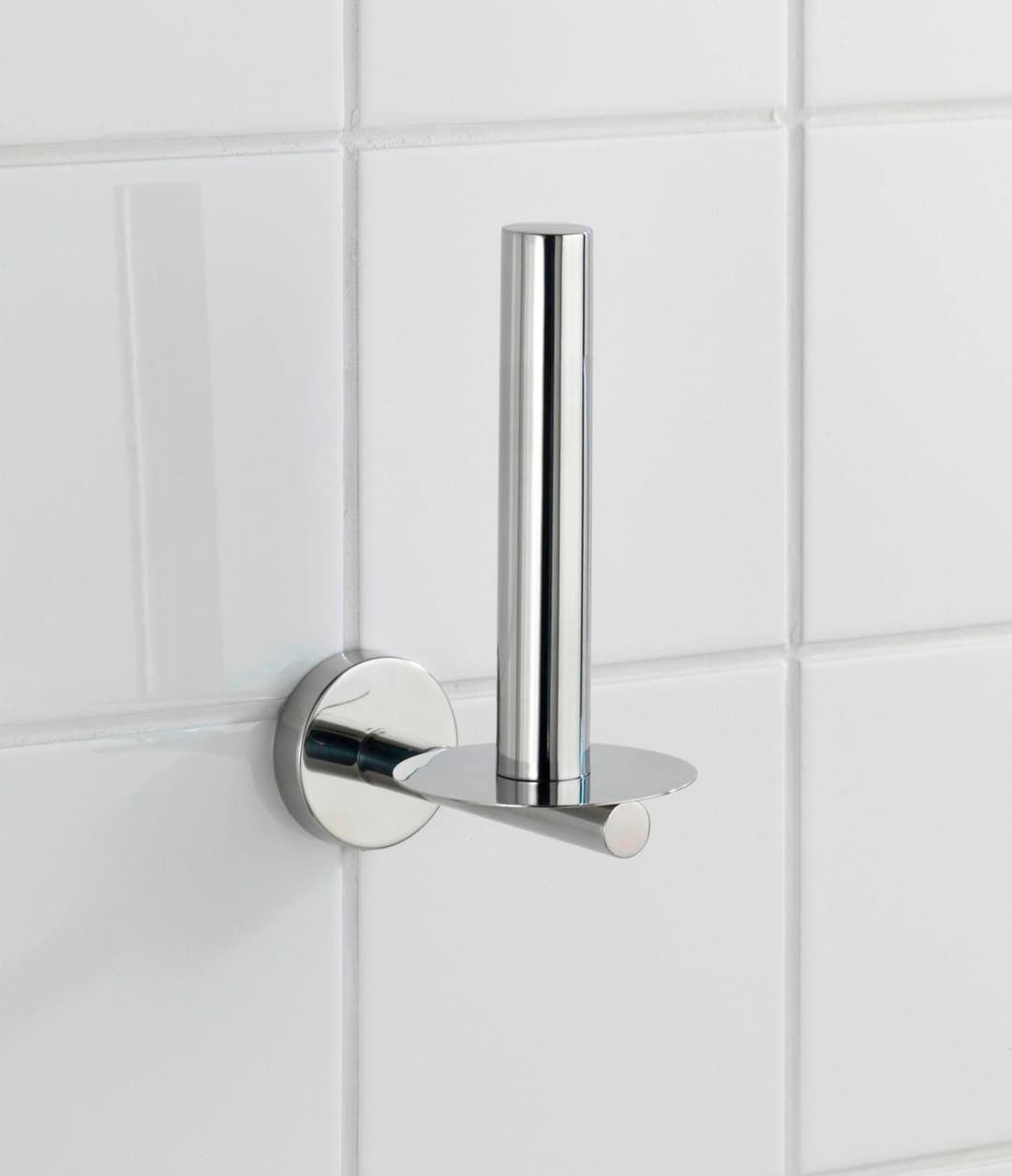 WENKO Toiletten-Ersatzrollenhalter Bosio | Silber