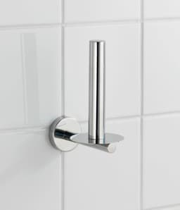 WENKO Toiletten-Ersatzrollenhalter Bosio | Silber