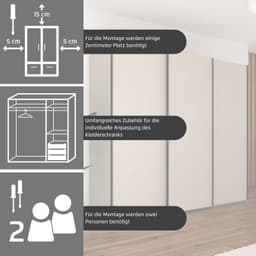 rauch CONTIDO Schwebetürenschrank | Beige