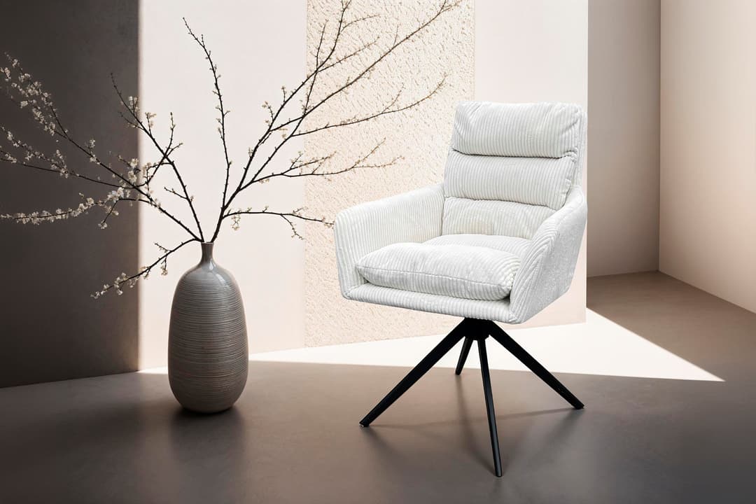 byLIVING Esszimmerstuhl Pura | Weiß