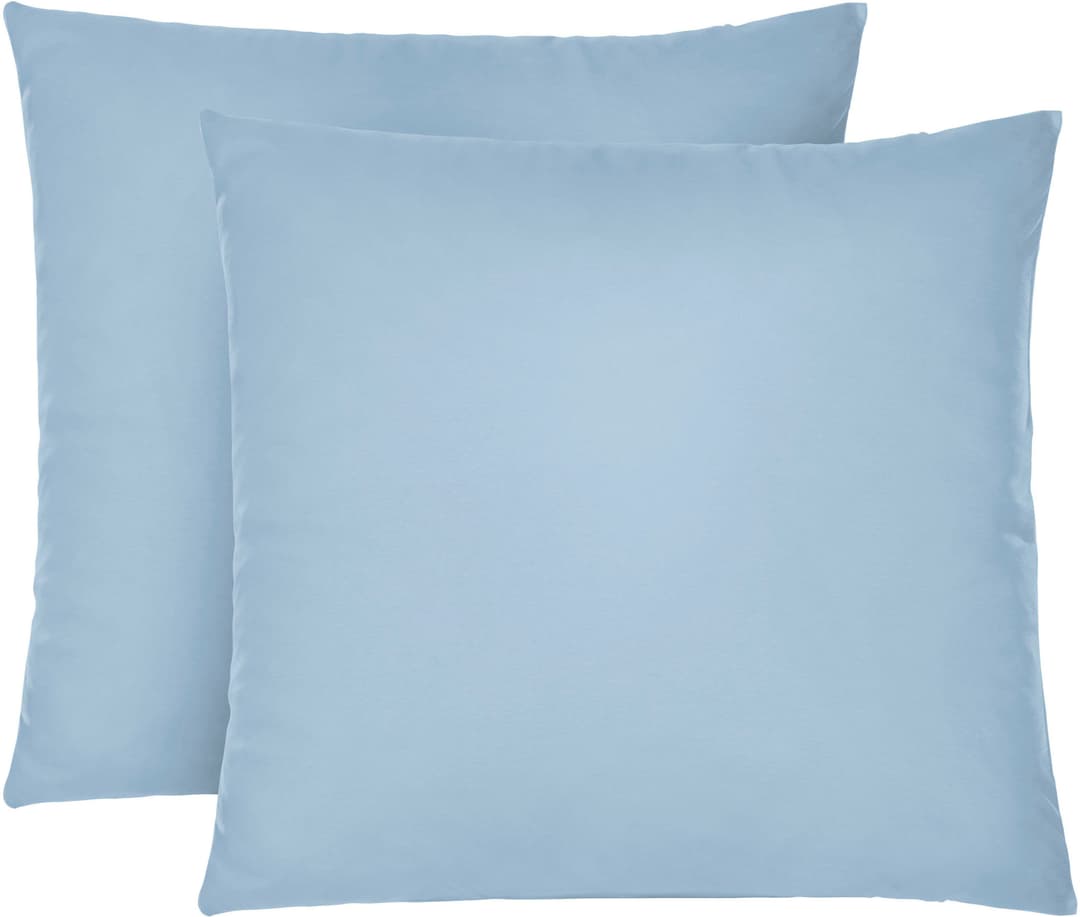 Biberna Kissenbezug Michi Feinjersey | Blau