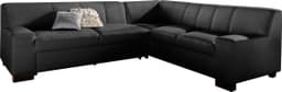 DOMO collection Ecksofa Norma Top | Schwarz