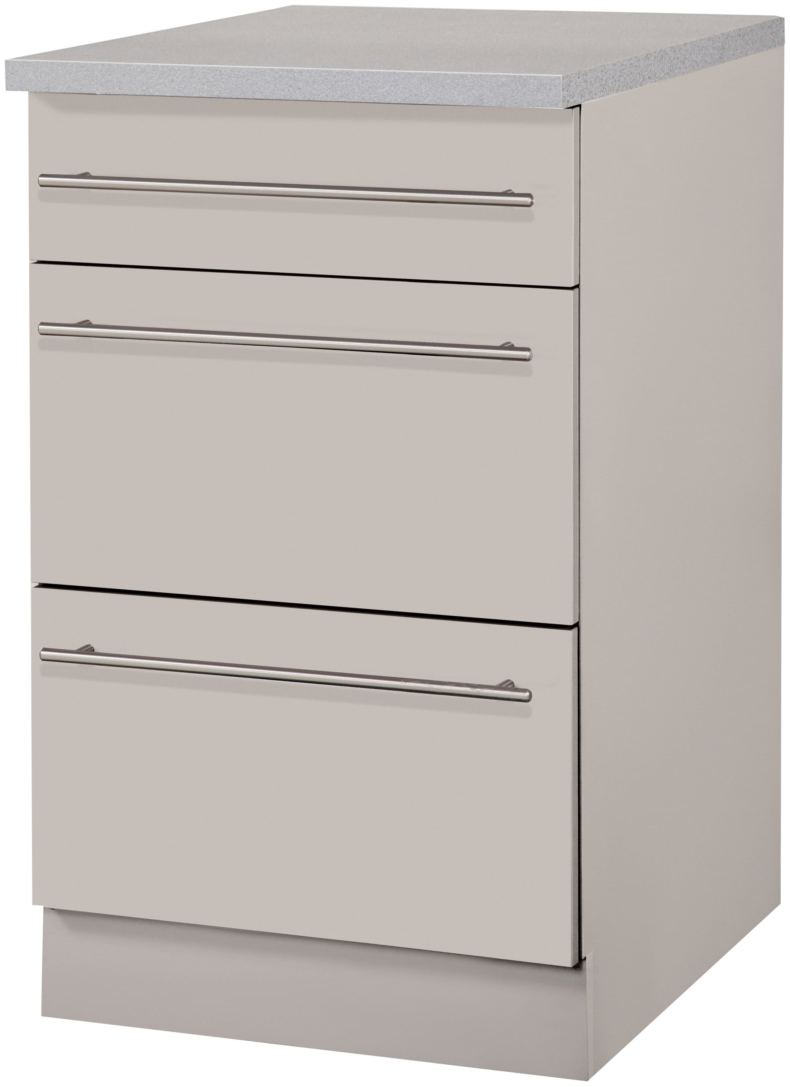 wiho Küchen Unterschrank Chicago | Beige