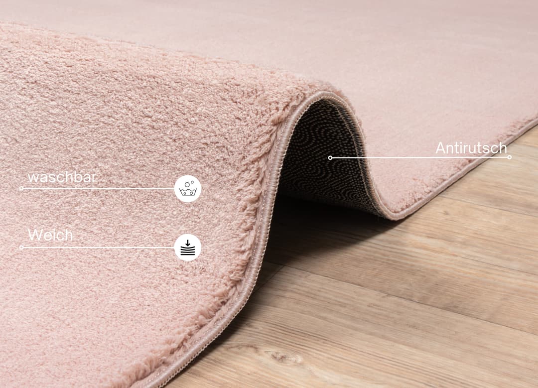 OTTO home Teppich Arabell | Rosa