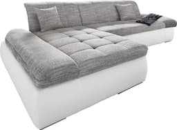 DOMO collection Ecksofa PB Moric | Grau