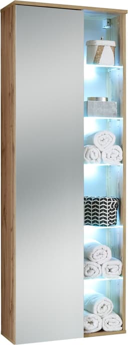 BASIC by Balculina Best Hochschrank | Holztöne