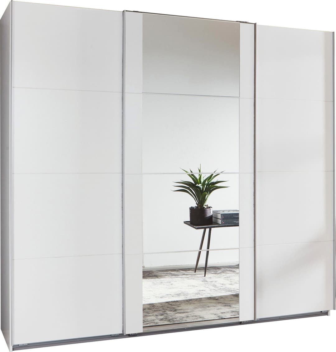Wimex Schwebetürenschrank Bern | Weiß