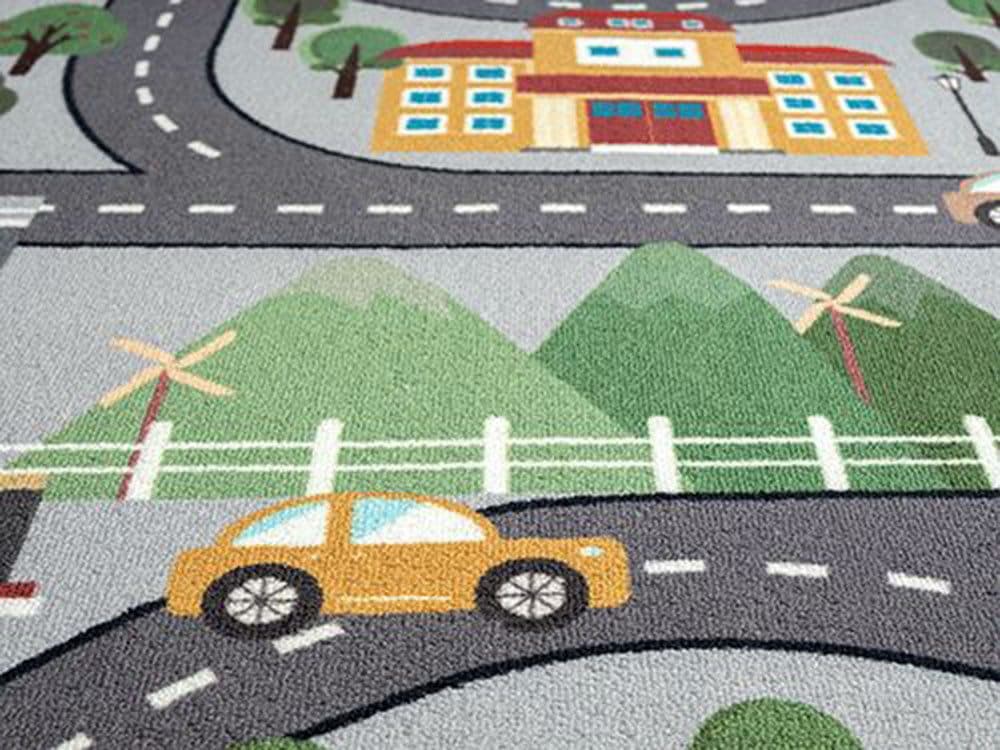 the carpet Teppich Happy Life | Grau