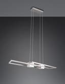 TRIO Leuchten ALBANY LED Pendelleuchte | Silber 5
