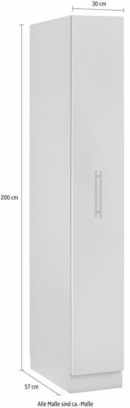 wiho Küchen Apothekerschrank Cali | Beige