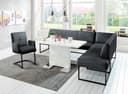 exxpo - sofa fashion Eckbank Affogato | Schwarz