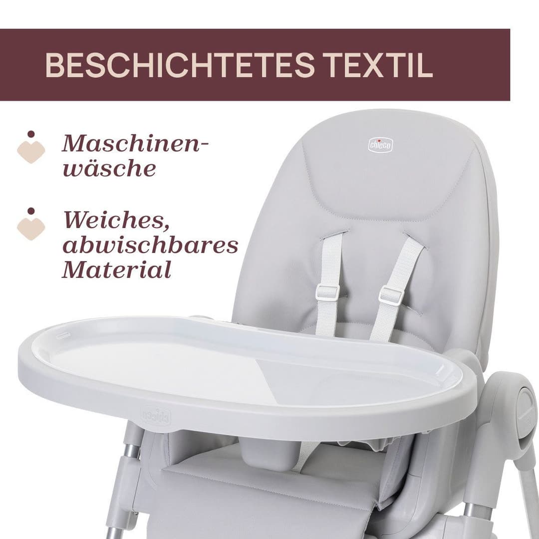 Chicco Hochstuhl Polly Armonia Steel | Grau