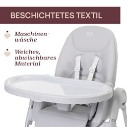 Chicco Hochstuhl Polly Armonia Steel | Grau