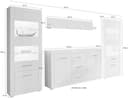 Home affaire Wohnwand BIANCO | Weiß 3