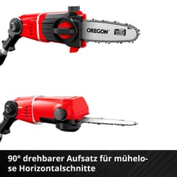 Einhell Garten-Multifunktionsgerät GE-HC 18 Li T Solo | Rot