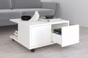 FMD Couchtisch Twin | Weiß