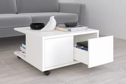 FMD Couchtisch Twin | Weiß
