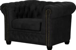 Home affaire Chesterfield-Sessel Rysum | Schwarz