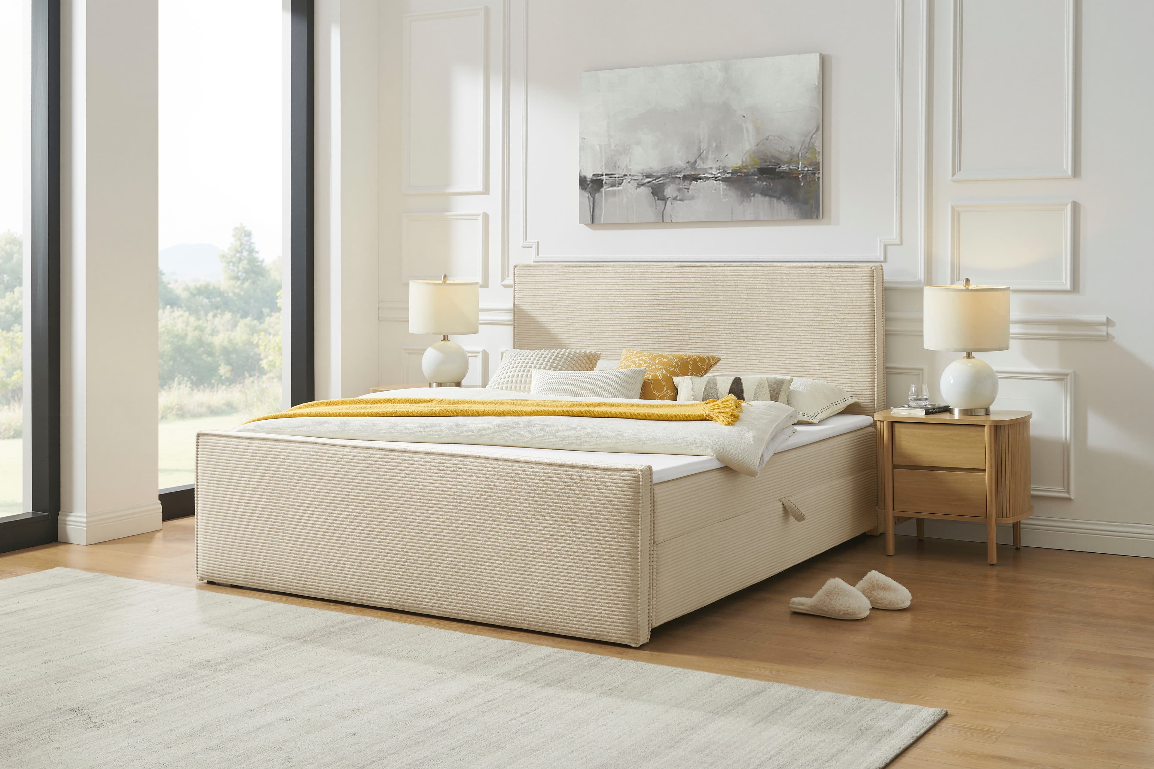 OTTO home Boxbett Henno | Beige