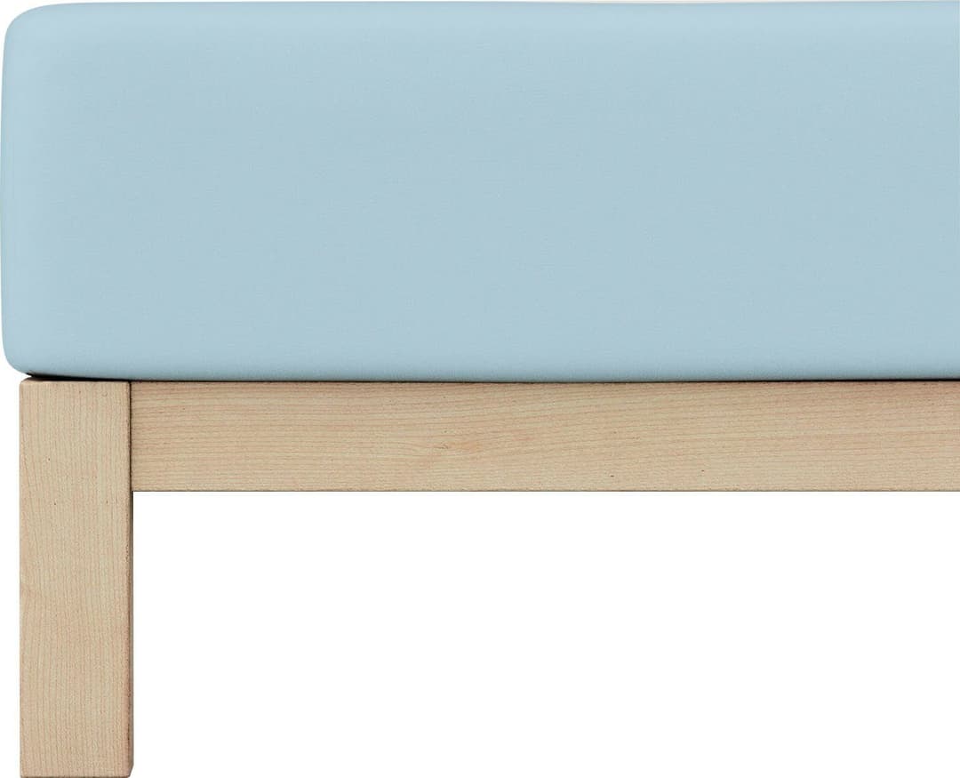Schlafgut Spannbettlaken PURE | Blau