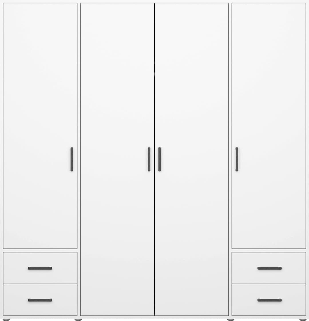 rauch VOYAGER Kleiderschrank | Weiß