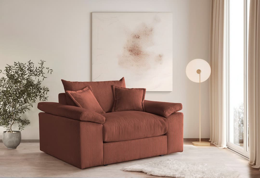 Home affaire XXL-Sessel Soft&Cosy | Terrakotta