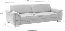 Home affaire 3,5-Sitzer Husum | Braun