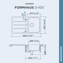 Schock Formhaus Granitspüle | Grau 3