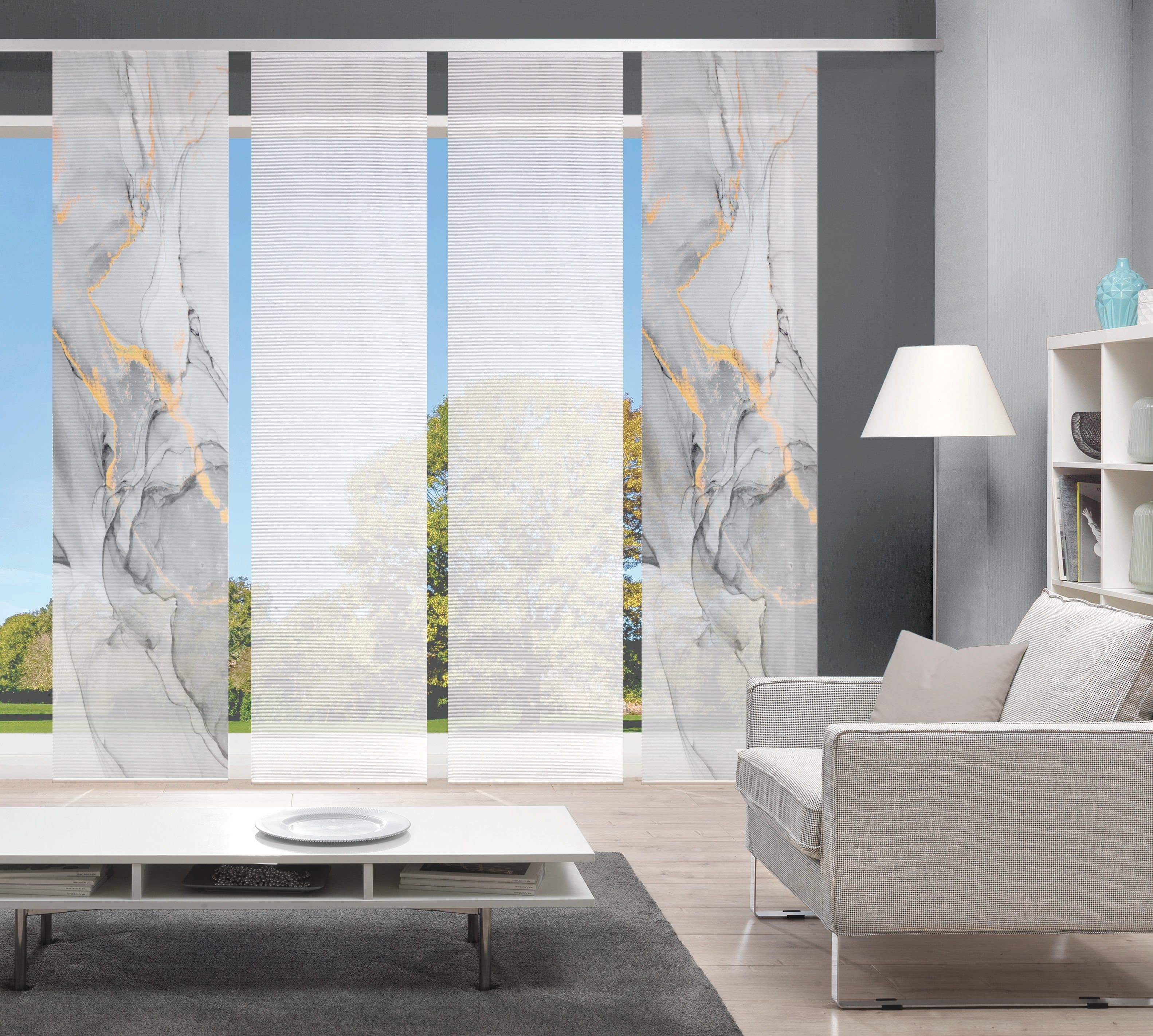 Vision S MARMOSA Schiebegardine | Mehrfarbig