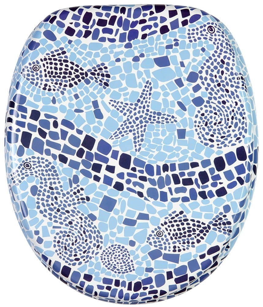 Sanilo WC-Sitz Mosaic World | Blau