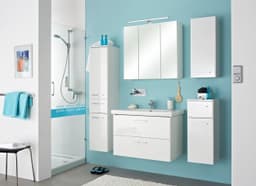 Saphir Quickset 316 Badmöbel-Set | Weiß