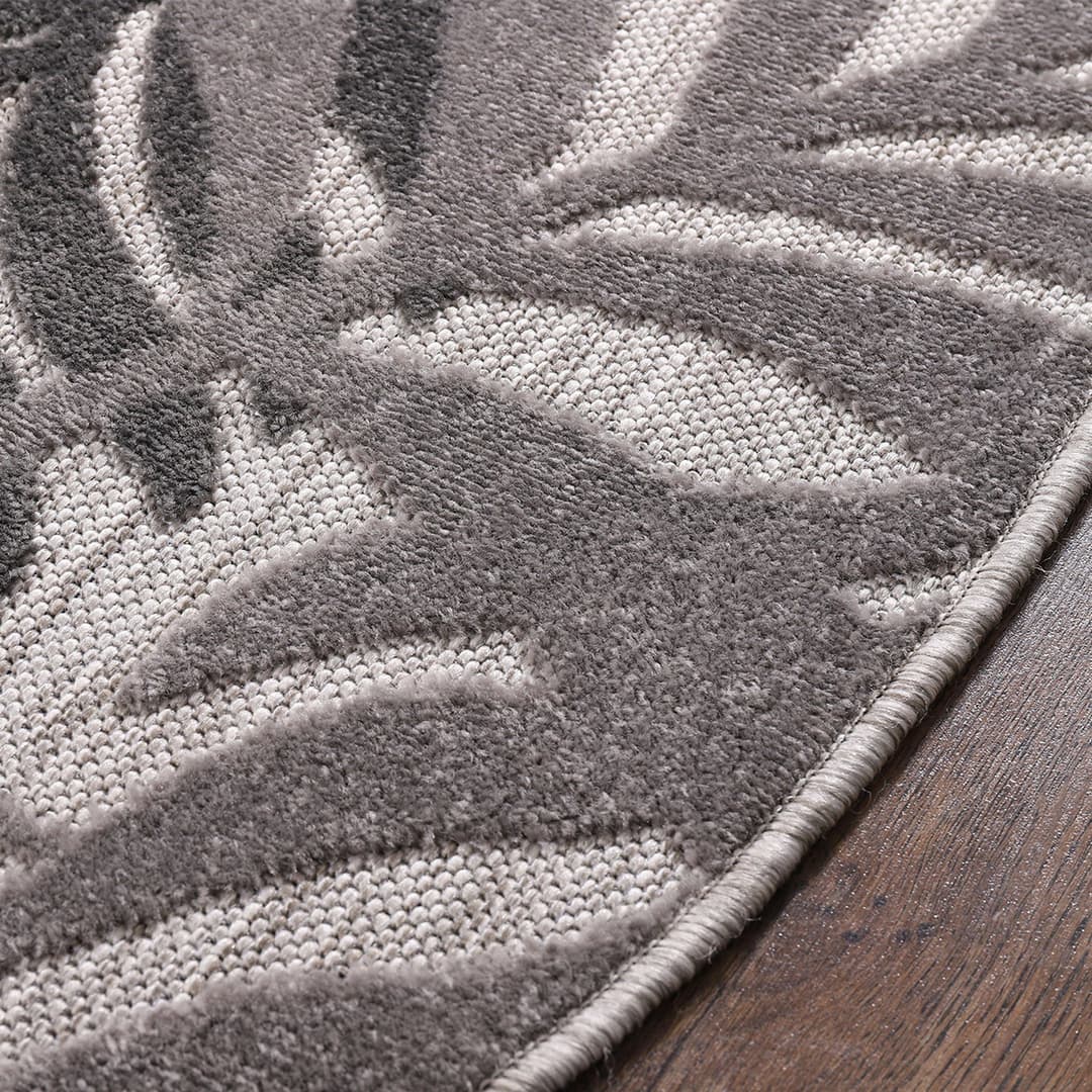 Sanat Teppich Floral Outdoor | Grau