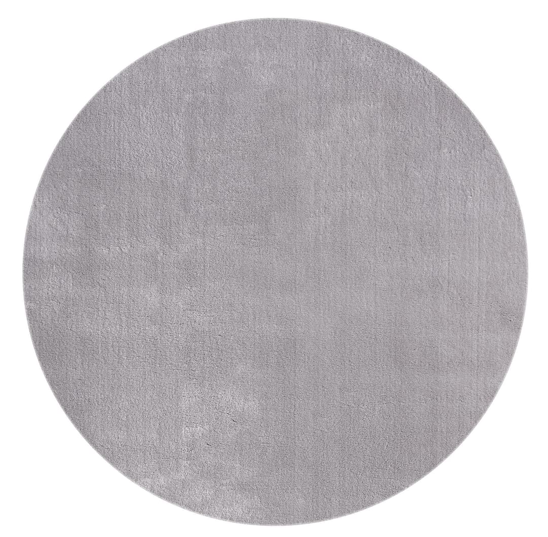 the carpet Teppich Relax rund | Grau