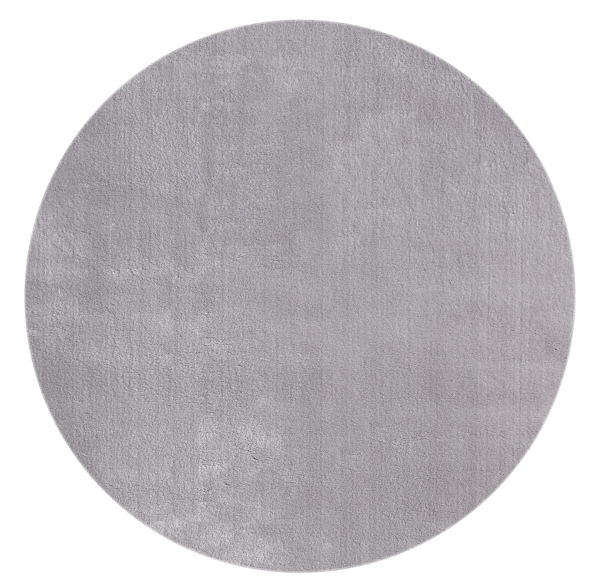 the carpet Teppich Relax rund | Grau
