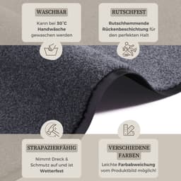 OTTO home Fußmatte Clean & Walk | Grau