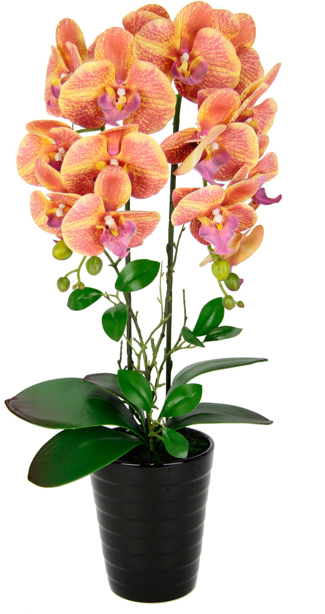 Kunstblume Orchidee I.GE.A. | Orange